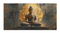 Gold Wall Art – Buddha Metallic Foil Canvas