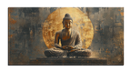 Gold Wall Art – Buddha Metallic Foil Canvas