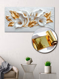 Gilded Art Print Flowers – Gilded Wall Decor with Gold Accent Foil