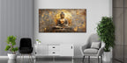 Gold Wall Art – Buddha Metallic Foil Canvas