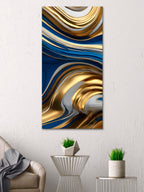 Luxury Marble and Gold Wall Art – Gold Foil Print, Modern Gold Art Print for Home Decor