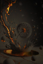 Gilded Art Print Black Rose – Gold Accent Wall Decor Canvas, Foil