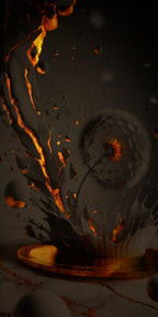 Gold Wall Art – Golden Eagle Metallic Foil Canvas